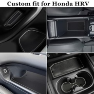 Forro de Console Central e Porta-Copos para Honda HR-V 2023-2026: Proteção e Estilo Antiderrapante - imagem 4