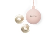 Silverette Porta-copos de amamentação Happy Nipples e estojo de transporte, rosa, Regular - imagem 1