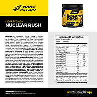 Nuclear Rush: Pré-Treino Explosivo + Coqueteleira - imagem 2