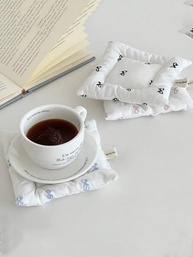 Jogo Americano Fofo com Laço Espesso - Tapete Mesa Coquette Resistente ao Calor - imagem 3