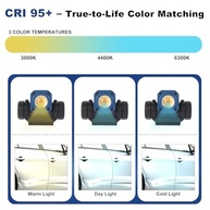 NextLED NT-R3202: A Iluminação Perfeita para Sua Pistola de Tinta | CRI 95+, 3 Modos de Cor, 450 LM - imagem 3