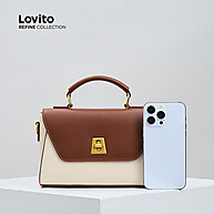 Bolsa de Ombro Lovito Refine: Elegante e Urbana com Bloqueio de Cor - imagem 2