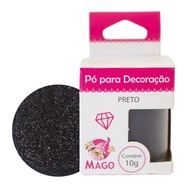 Pó Decorativo Preto Mago: Brilho e Cor! - imagem 2