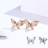 Brincos Borboleta Bamoer S925: Elegância e Cor! - imagem 2