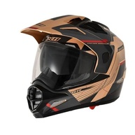 Capacete X11 Crossover Adventure 2 Em 1: On/Off Road com Óculos Integrado - Cor Areia - imagem 2