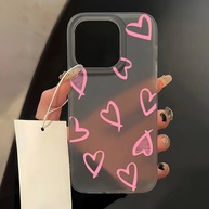 Capa iPhone: Coração Transparente e Proteção! - imagem 2