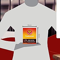 Café Drip 3 Corações Tradicional - 10 Sachês Práticos - imagem 2