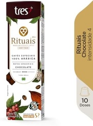 3 Corações Cápsula Café Espresso Rituais 85+, Aroma Chocolate - 10 Unidades - imagem 3