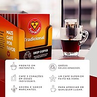 Café Drip 3 Corações Tradicional - 10 Sachês Práticos - imagem 1