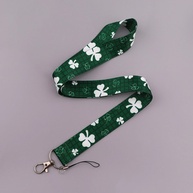 Cordão de Chaveiro Folha Verde: Estilo e Praticidade - imagem 1
