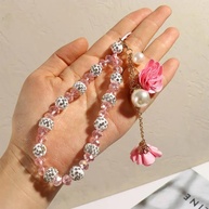 Cordão de Celular com Flores: Estilo e Segurança! - imagem 4
