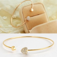 Pulseira Coração Diamante: Elegância Coreana - imagem 2