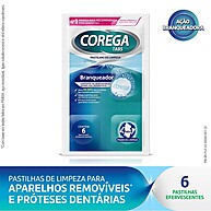 Corega Tabs: Limpeza e Clareamento para sua Dentadura - imagem 1