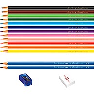 Ecolápis Faber-Castell: Kit Completo com 12 Cores! - imagem 2