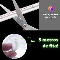 Fita Neon LED 5m: Ilumine com 8 Cores! - imagem 2