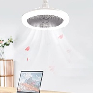 Ventilador de Teto Silencioso com Luz LED Regulável em 3 Cores - Controle Remoto e Design Moderno - imagem 4