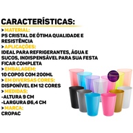 Kit 50 Copos 200ml: Praticidade e Cores! - imagem 2