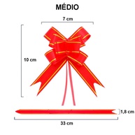 Laço Fácil 33cm: 100 Unidades e Cores! - imagem 2