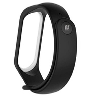 Kit 5 Pulseiras NSmart para Mi Band 3/4 - Cores Vibrantes e Estilo! (Preto, Branco, Roxo, Laranja, Amarelo) - imagem 3