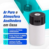 Umidificador Difusor Portátil com Luz LED 7 Cores - Bivolt, Design Moderno, Ideal para Casa e Carro - imagem 5