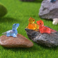 18 Estatuetas de Lagarto que Brilham no Escuro - 6 Cores para Jardins de Fadas e Terrários - imagem 5