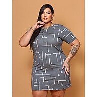 Vestido Plus Size Curvy: Estilo e Conforto em Várias Cores - imagem 2