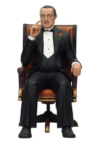 Don Vito Corleone - Estatueta Colecionável em PVC 15 cm - The Godfather - SD Toys - imagem 2