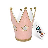 Coroa Decorativa Rosa Candy: Natal Encantador! - imagem 1