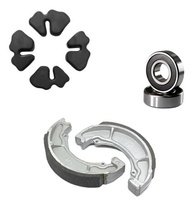 Kit Completo: Lona de Freio, Rolamento e Bucha de Coroa para Honda Titan Fan 150 - Segurança e Desempenho! - imagem 1