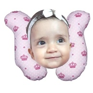 Almofada de Pescoço Bebê Coroa Rosa: Apoio e Segurança para Cadeirinha e Viagens - imagem 5