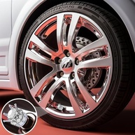Tampas de Válvula de Pneu Diamante Coroa Prata - Universal para Carros e Motos - imagem 5