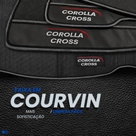 Kit Tapete Automotivo Emborrachado Impermeável Corolla Cross 2020-2025 Flexível e Durável - imagem 5