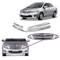Aplique Friso Grade Dianteira Cromado para Toyota Corolla 2009-2011 - Kit Completo - imagem 3