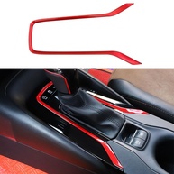 Kit Acessórios Painel Câmbio Toyota Corolla e Corolla Cross 2020-2025 - Design Esportivo Vermelho - imagem 1