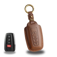 Capa Chaveiro Couro Premium para Toyota Camry, RAV4, Corolla e Mais (Marrom) - imagem 1