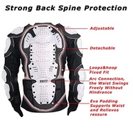Jaqueta protetora de motocicleta, armadura de corpo inteiro, proteção da coluna do peito, equipamento de bicicleta suja para homens motocross MTB Racing - imagem 5