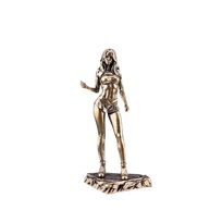 Estátua Feminina em Latão - Arte Corporal e Decoração Elegante - imagem 1