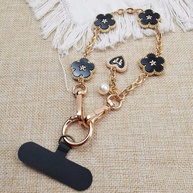 Corrente de Celular com Flor: Estilo e Segurança em Metal - imagem 1