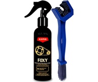 Kit Limpeza Moto: Foxy Razux 240ml + Escova Corrente Vonixx - Adeus Óleo e Graxa! - imagem 1