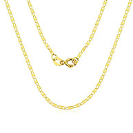 Corrente Ouro 18k Piastrine 45cm: Elegância e Versatilidade - imagem 1