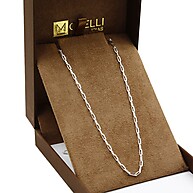 Corrente Prata 925 Masculina Cartie 60cm - Estilo e Qualidade - imagem 1