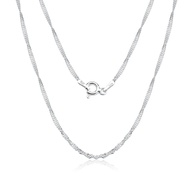 Corrente Prata 925 Singapura: Elegância 50cm - imagem 1