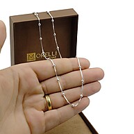 Corrente Prata 925 Veneziana: Elegância Diária - imagem 1