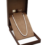 Corrente Prata 925 Veneziana: Elegância Masculina - imagem 1