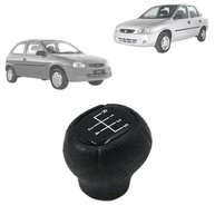 Manopla Bola de Câmbio Corsa 1994-1999 5 Marchas - Resinado Preto Elegante - imagem 2