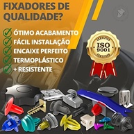 Grampo Suporte Vareta Capô GM Meriva, Corsa, Montana - Kit 2 Peças Essenciais - imagem 4