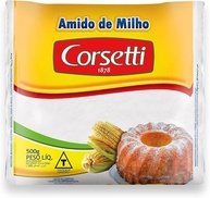 Amido De Milho Corsetti 500G, Corsetti Alimentos, Maisena De Milho, Amarelo, Deliciosamente Versátil E Rica Em Fibras, Receita Familiar Desde 1878 - imagem 2