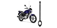 Antena Corta Linha Pipa Moto Preta Guidão Inox - Segurança Essencial para Motoboys - imagem 5