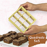 Cortador Brownie 5x5 Quadrado Blue Star – Corte Perfeito - imagem 1