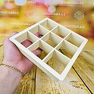 Cortador de Brownie Dona Cotta: 9 Cavidades 5x5cm - imagem 1